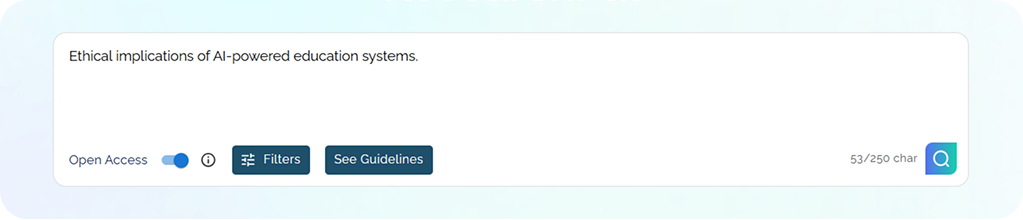 Search Bar Interface